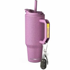 FrostBuddy Thicc 40 ounce Aurora Glitter Pink Insulated Tumbler